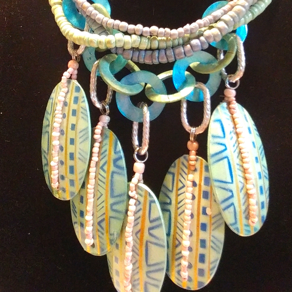 Ethnic Necklace and Earrings